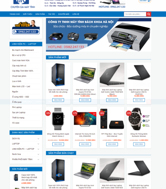 Giao diện Máy Tính Bách Khoa