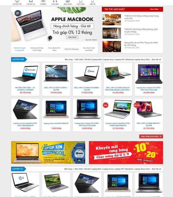 Giao diện web máy tính laptop 89 đồ công nghệ đẹp 2018