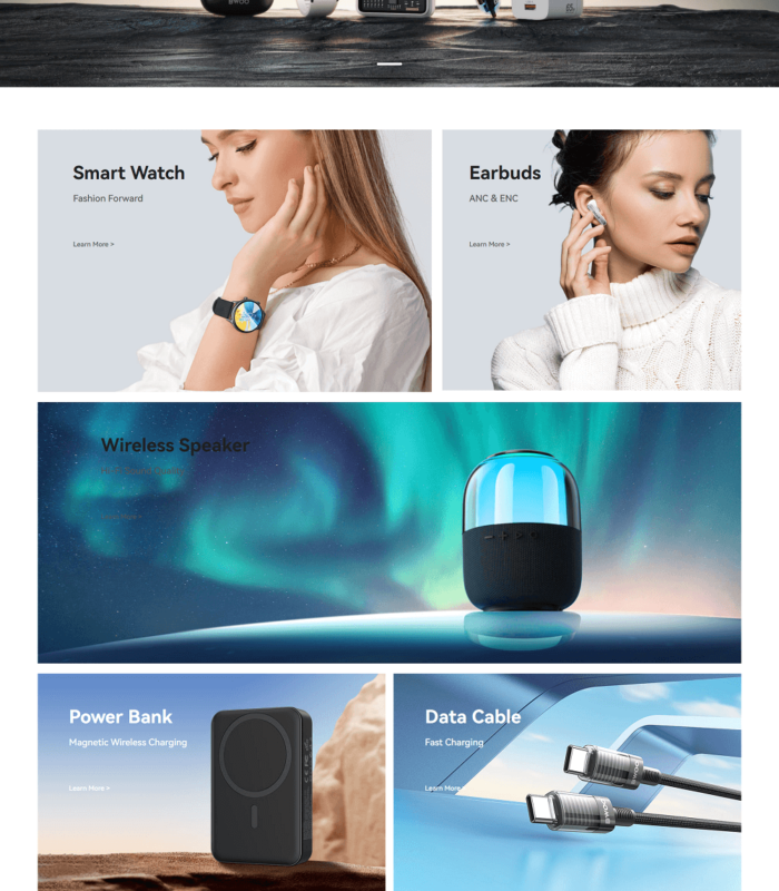 Website giới thiệu sản phẩm và nhượng quyền thương hiệu
